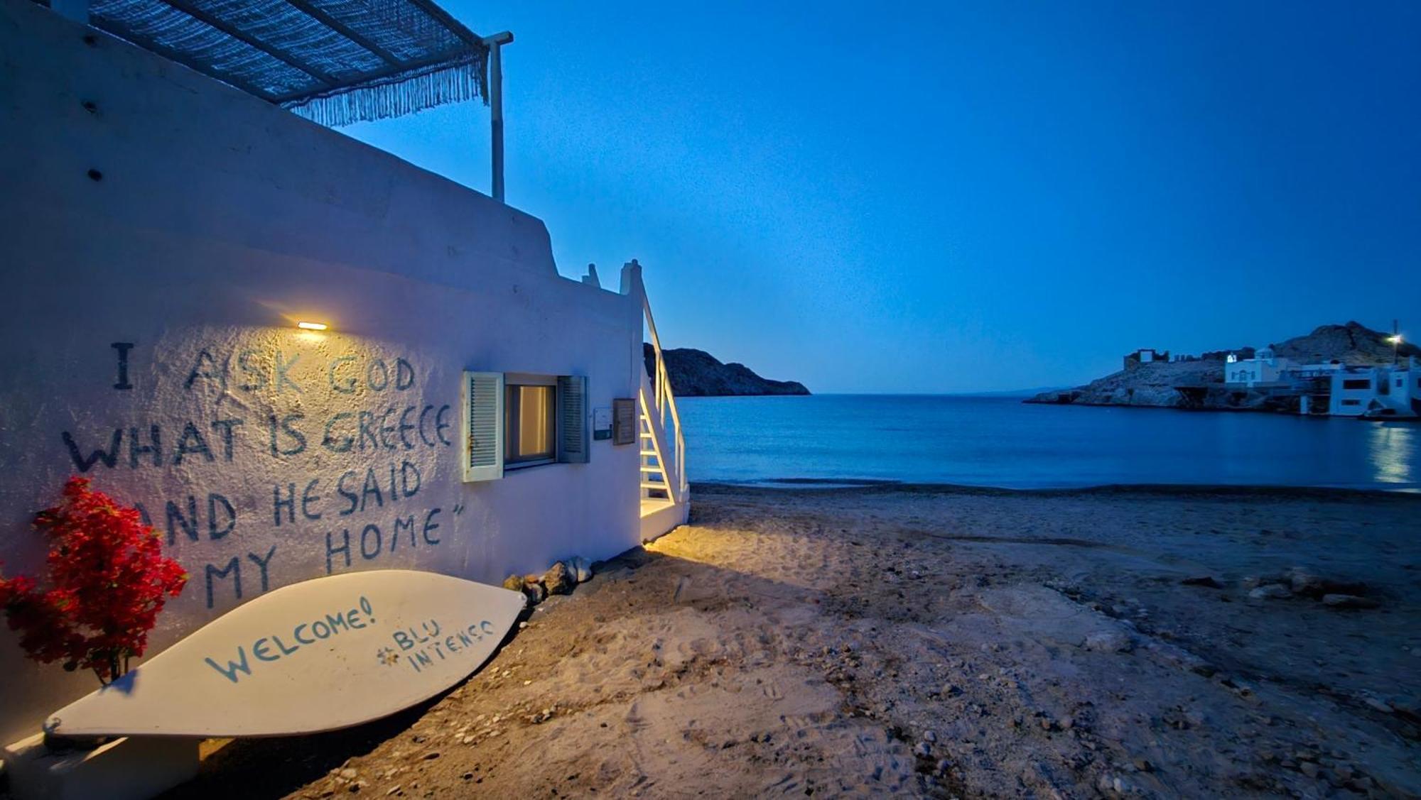 Blu Intenso Boathouse Firopotamos 外观 照片